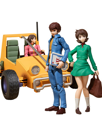 Mobile Suit Gundam G.M.G. Earth Federation 07 Amuro Ray & Fraw Bow, 08V-SP Soldier, & V-01 Buggy Set (With Bonus) Gallery Image 2