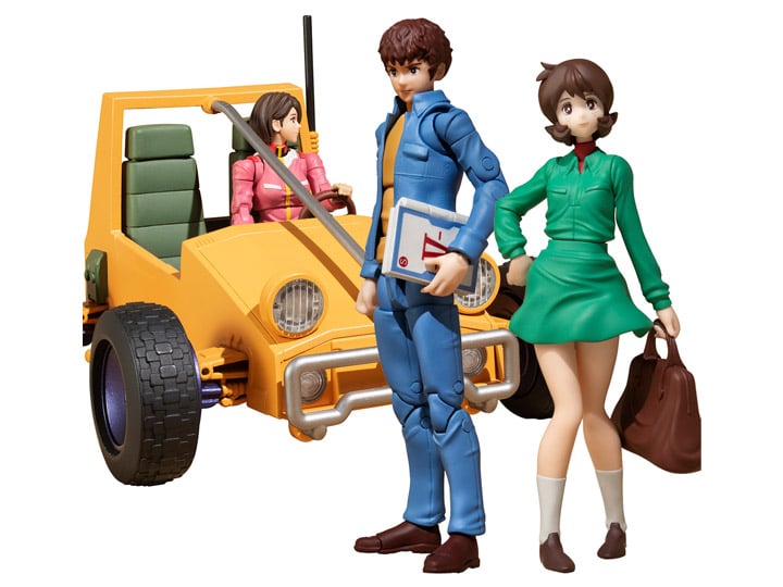 Mobile Suit Gundam G.M.G. Earth Federation 07 Amuro Ray & Fraw Bow, 08V-SP Soldier, & V-01 Buggy Set (With Bonus) Gallery Image 1