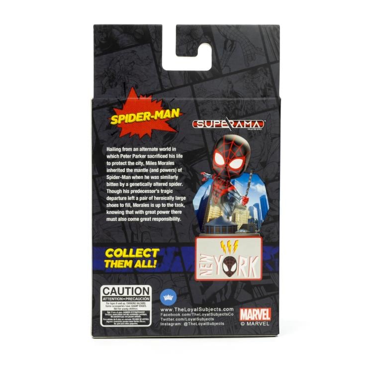 Marvel Superama Spider-Man (Miles Morales Cloaking) Collectible Diorama Gallery Image 7