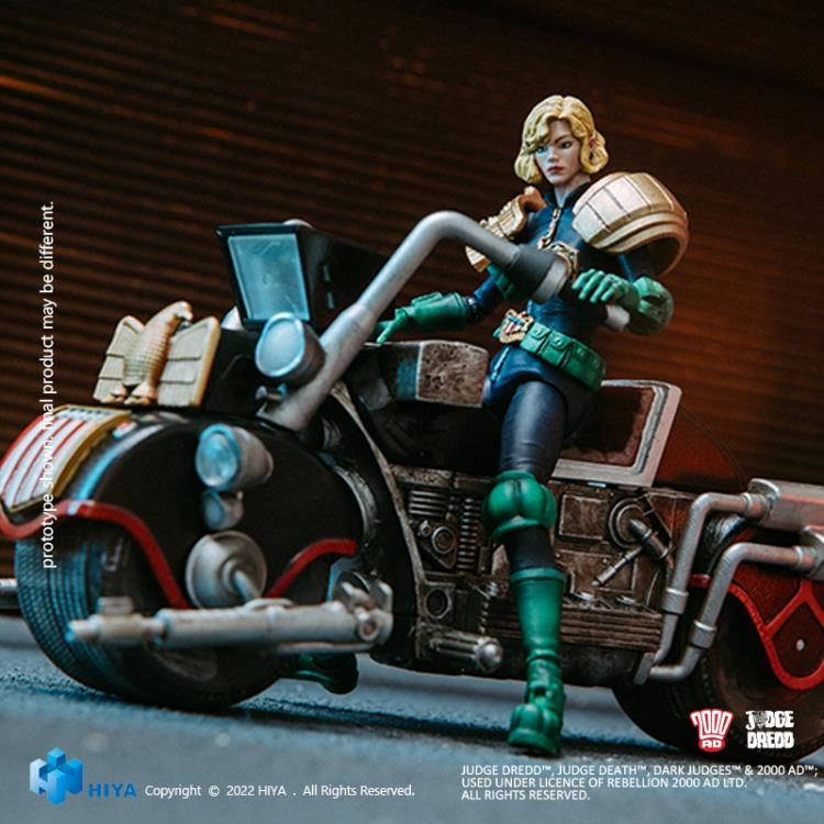 2000 AD Exquisite Mini Series Judge Anderson & Lawmaster MK II 1:18 Scale PX Previews Exclusive Figure Gallery Image 5