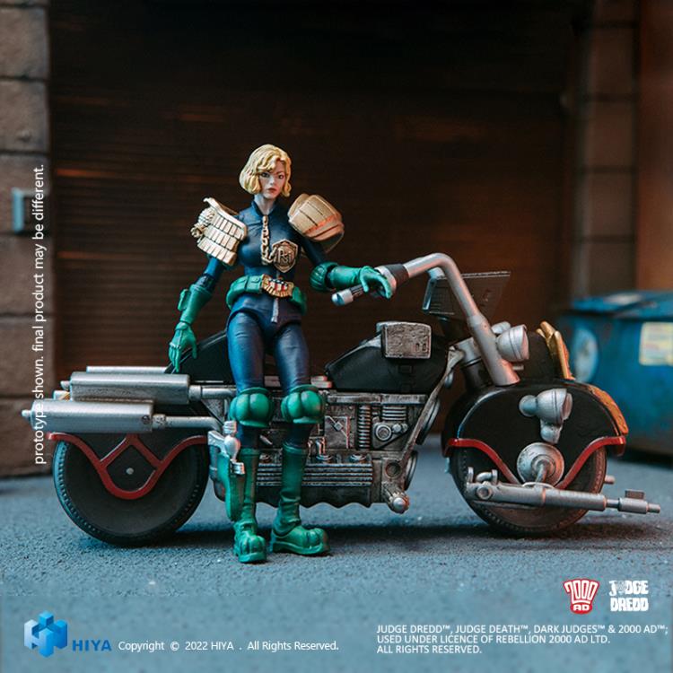 2000 AD Exquisite Mini Series Judge Anderson & Lawmaster MK II 1:18 Scale PX Previews Exclusive Figure Gallery Image 3