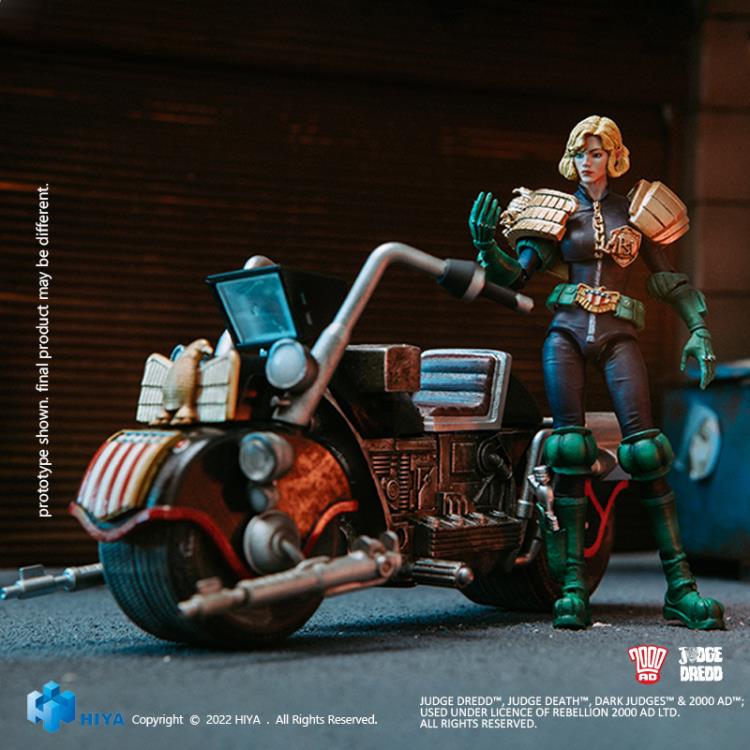 2000 AD Exquisite Mini Series Judge Anderson & Lawmaster MK II 1:18 Scale PX Previews Exclusive Figure Gallery Image 4