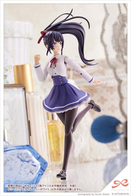 Sousai Shoujo Teien St. Iris Girl's High School Winter Clothes Ritsuka Saeki (Dreaming Style Snow White Ver.) 1/10 Scale Model Kit Gallery Image 11
