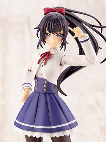 Sousai Shoujo Teien St. Iris Girl's High School Winter Clothes Ritsuka Saeki (Dreaming Style Snow White Ver.) 1/10 Scale Model Kit Gallery Image 2