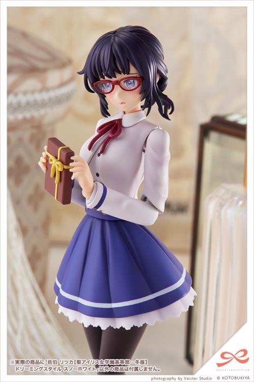 Sousai Shoujo Teien St. Iris Girl's High School Winter Clothes Ritsuka Saeki (Dreaming Style Snow White Ver.) 1/10 Scale Model Kit Gallery Image 12