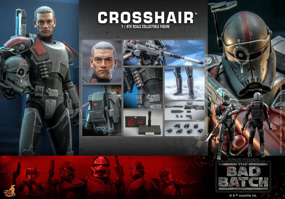 Star Wars: The Bad Batch TMS087 Crosshair 1/6th Scale Collectible Figure Gallery Image 19