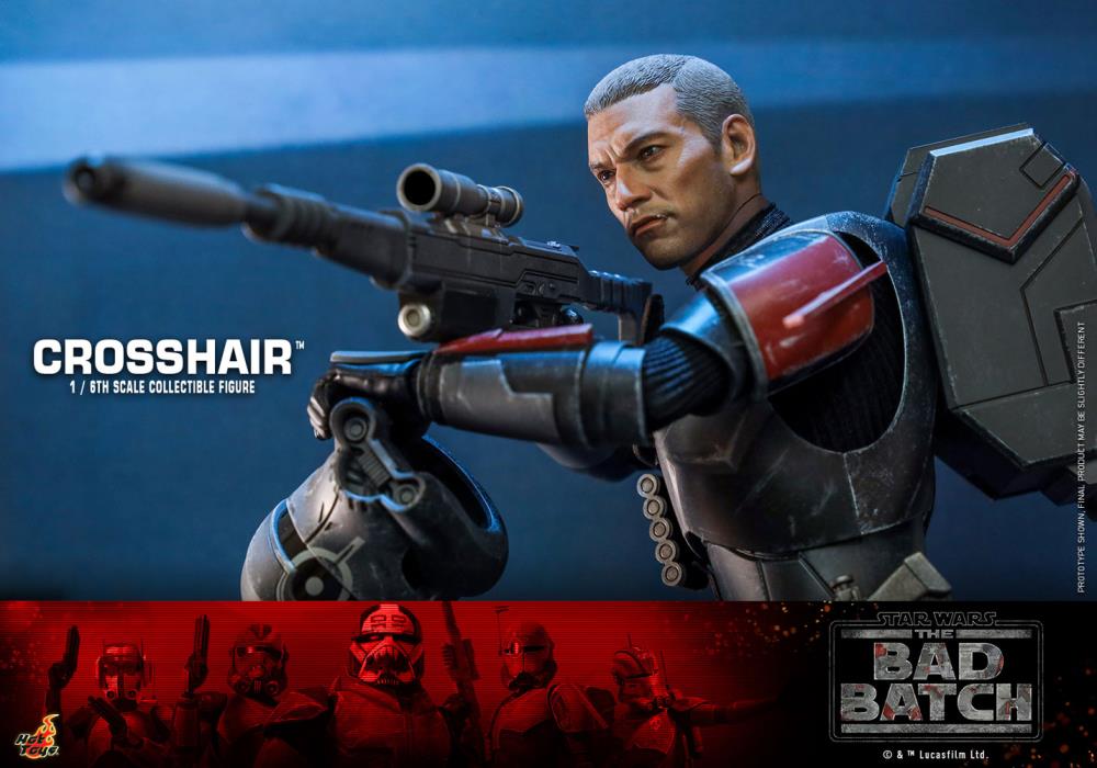 Star Wars: The Bad Batch TMS087 Crosshair 1/6th Scale Collectible Figure Gallery Image 12