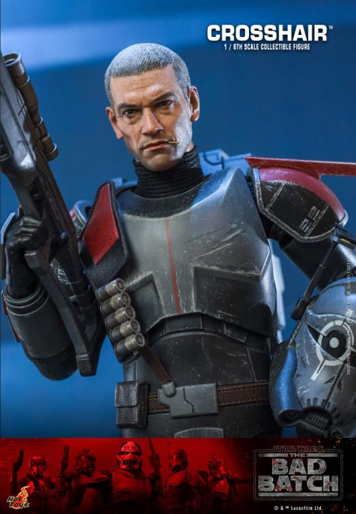 Star Wars: The Bad Batch TMS087 Crosshair 1/6th Scale Collectible Figure Gallery Image 11