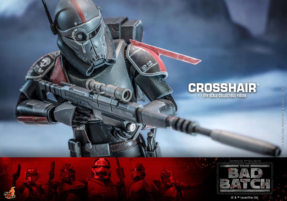 Star Wars: The Bad Batch TMS087 Crosshair 1/6th Scale Collectible Figure Gallery Image 5