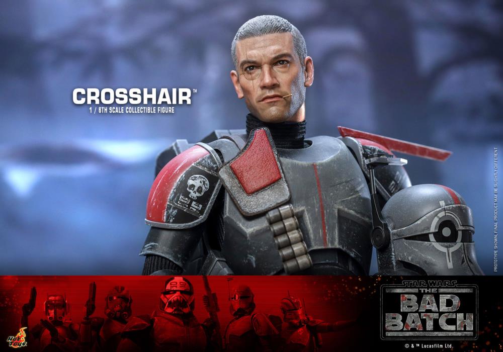 Star Wars: The Bad Batch TMS087 Crosshair 1/6th Scale Collectible Figure Gallery Image 7