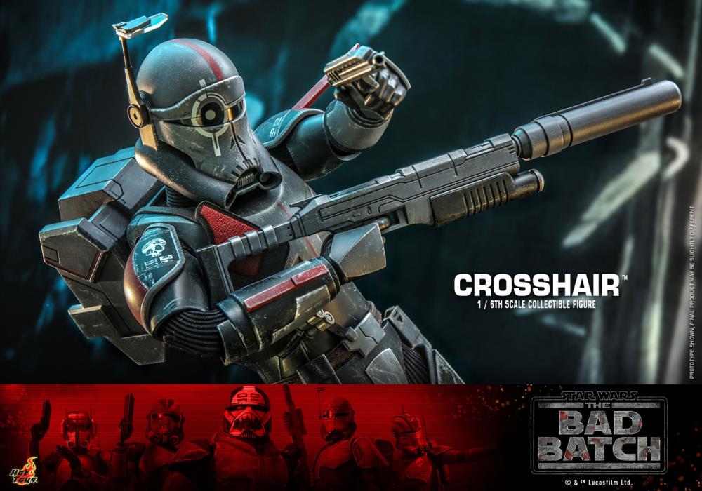 Star Wars: The Bad Batch TMS087 Crosshair 1/6th Scale Collectible Figure Gallery Image 13