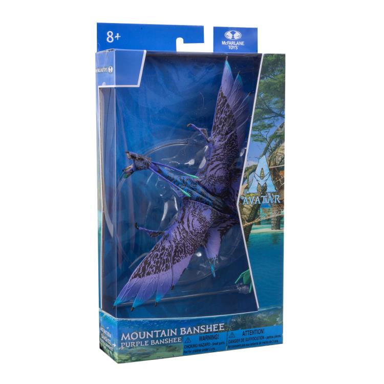 Avatar: The Way of Water World of Pandora Mountain Banshee (Purple) Figure Gallery Image 11