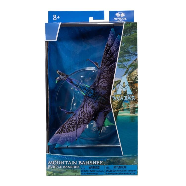 Avatar: The Way of Water World of Pandora Mountain Banshee (Purple) Figure Gallery Image 10