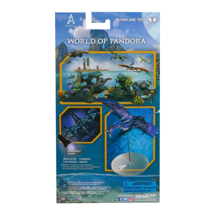 Avatar: The Way of Water World of Pandora Mountain Banshee (Purple) Figure Gallery Image 12
