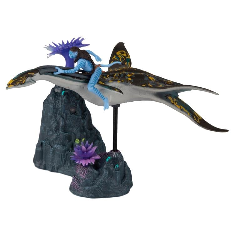 Avatar: The Way of Water World of Pandora Neteyam & Ilu Deluxe Figure Set Gallery Image 7