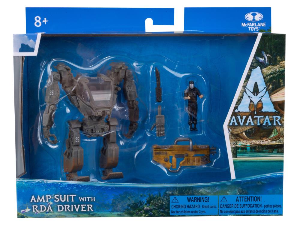 Avatar: The Way of Water World of Pandora Amp Suit with RDA Driver Deluxe Figure Set Gallery Image 13