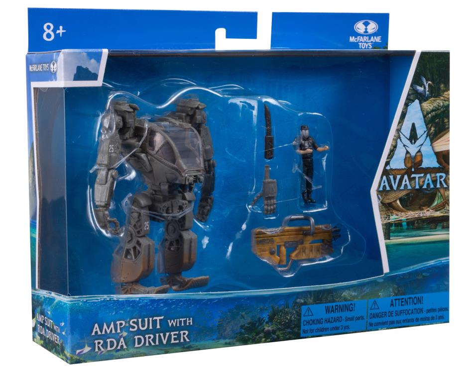 Avatar: The Way of Water World of Pandora Amp Suit with RDA Driver Deluxe Figure Set Gallery Image 12