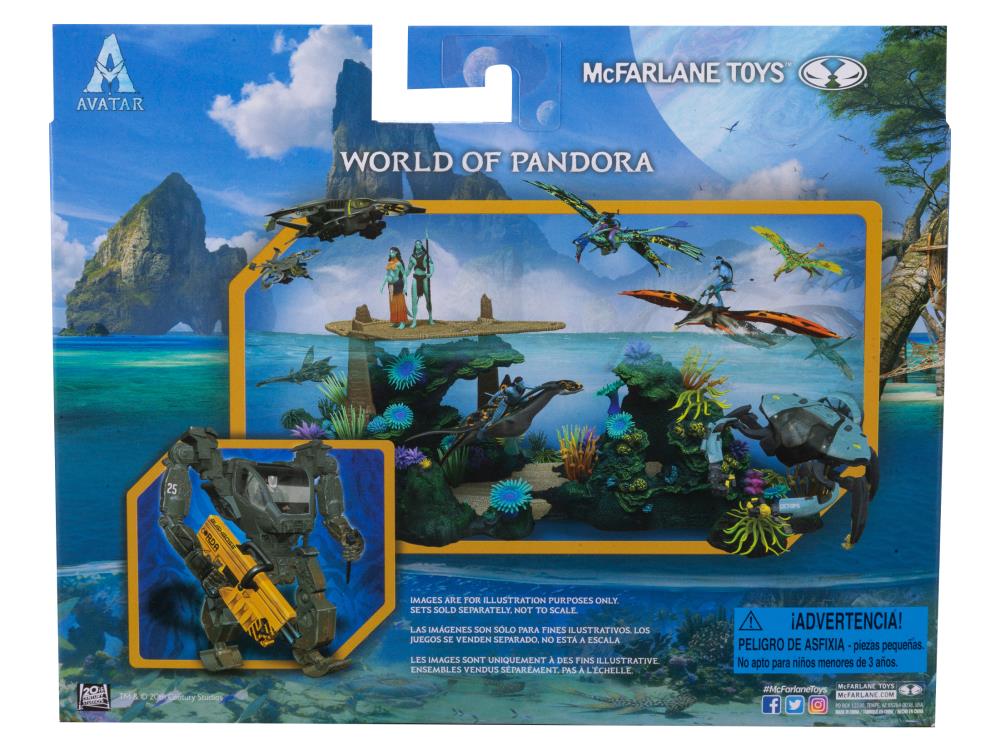 Avatar: The Way of Water World of Pandora Amp Suit with RDA Driver Deluxe Figure Set Gallery Image 14