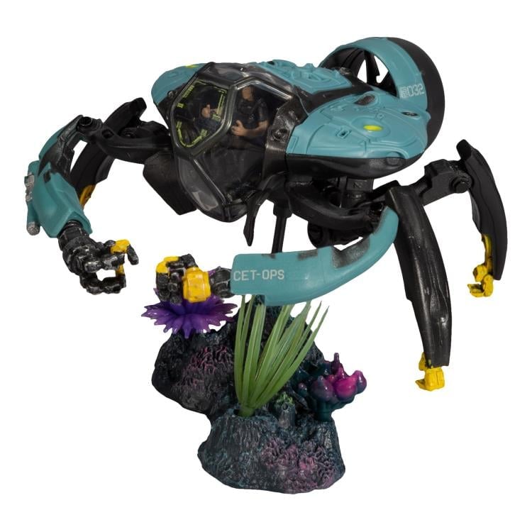 Avatar: The Way of Water World of Pandora CET-OPS Crabsuit with RDA Driver Deluxe Figure Set Gallery Image 5