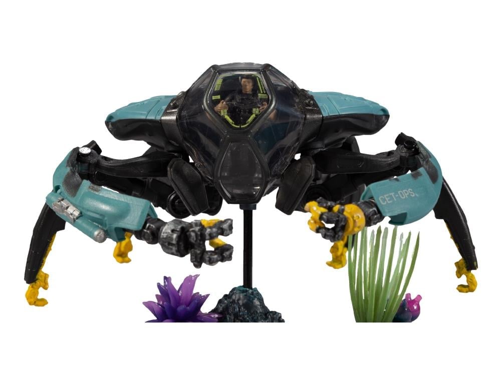 Avatar: The Way of Water World of Pandora CET-OPS Crabsuit with RDA Driver Deluxe Figure Set Gallery Image 4
