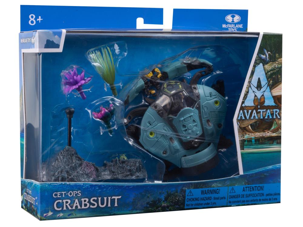 Avatar: The Way of Water World of Pandora CET-OPS Crabsuit with RDA Driver Deluxe Figure Set Gallery Image 9