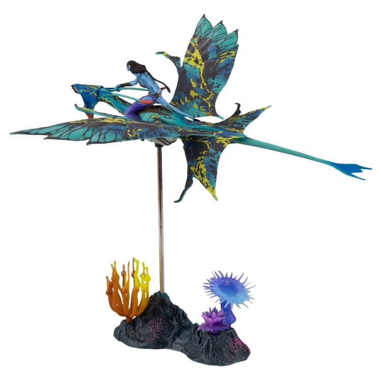 Avatar: The Way of Water World of Pandora Banshee Rider Neytiri Deluxe Figure Set Gallery Image 6