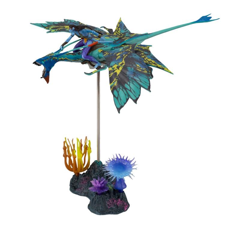 Avatar: The Way of Water World of Pandora Banshee Rider Neytiri Deluxe Figure Set Gallery Image 8