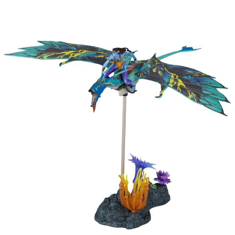 Avatar: The Way of Water World of Pandora Banshee Rider Neytiri Deluxe Figure Set Gallery Image 9