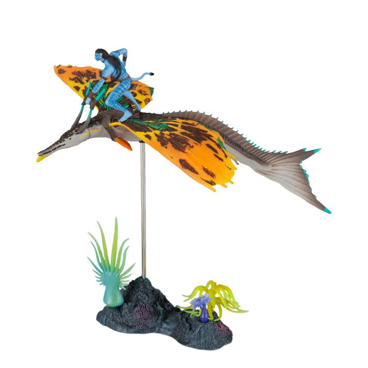 Avatar: The Way of Water World of Pandora Jake Sully and Skimwing Deluxe Figure Set Gallery Image 7