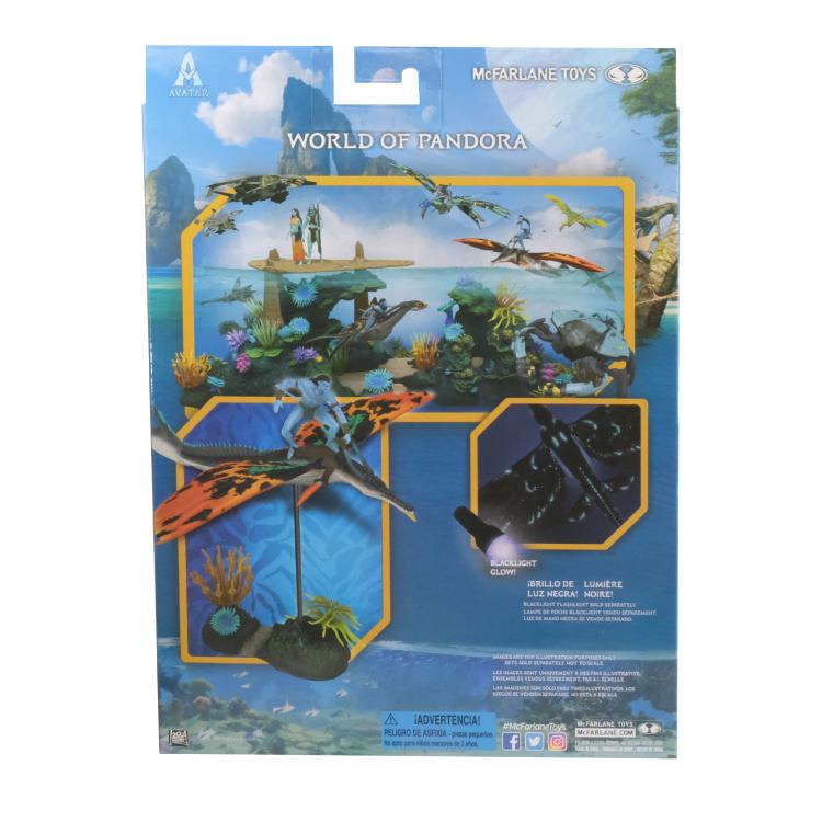 Avatar: The Way of Water World of Pandora Jake Sully and Skimwing Deluxe Figure Set Gallery Image 11