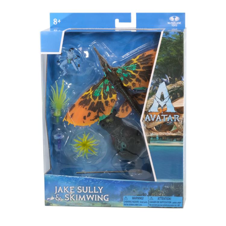 Avatar: The Way of Water World of Pandora Jake Sully and Skimwing Deluxe Figure Set Gallery Image 9