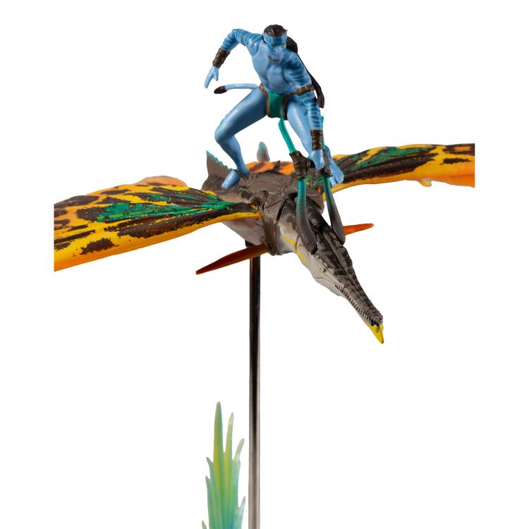 Avatar: The Way of Water World of Pandora Jake Sully and Skimwing Deluxe Figure Set Gallery Image 8