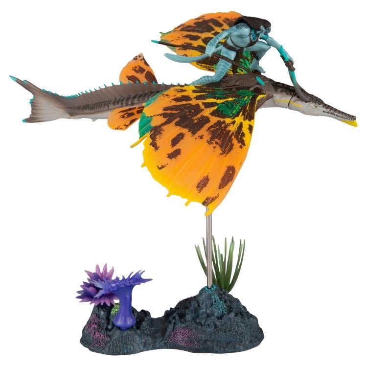 Avatar: The Way of Water World of Pandora Tonowari and Skimwing Deluxe Figure Set Gallery Image 5