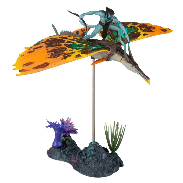 Avatar: The Way of Water World of Pandora Tonowari and Skimwing Deluxe Figure Set Gallery Image 3