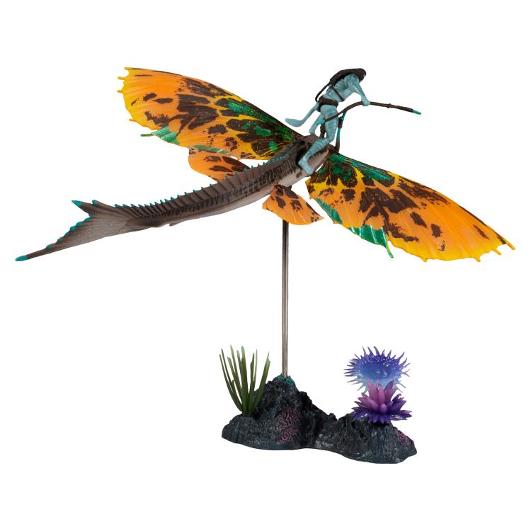 Avatar: The Way of Water World of Pandora Tonowari and Skimwing Deluxe Figure Set Gallery Image 4