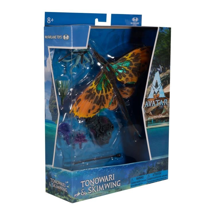 Avatar: The Way of Water World of Pandora Tonowari and Skimwing Deluxe Figure Set Gallery Image 10