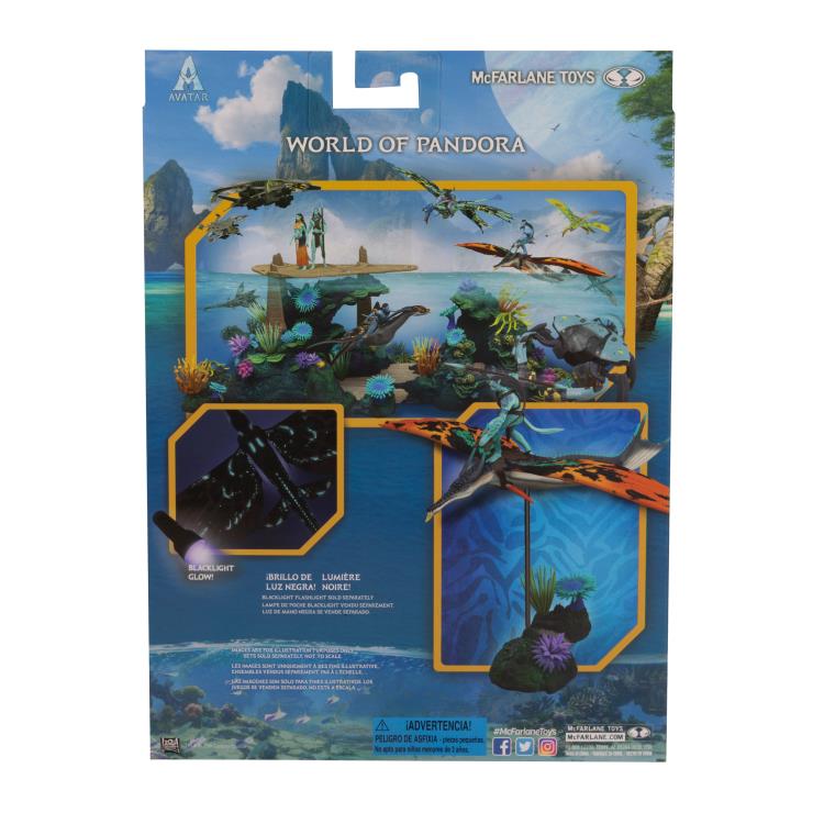 Avatar: The Way of Water World of Pandora Tonowari and Skimwing Deluxe Figure Set Gallery Image 11