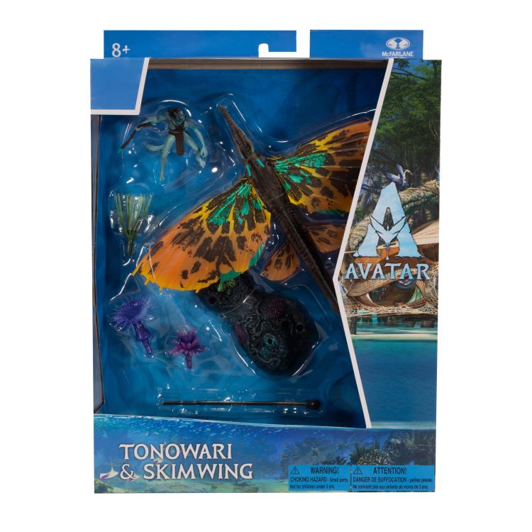 Avatar: The Way of Water World of Pandora Tonowari and Skimwing Deluxe Figure Set Gallery Image 9