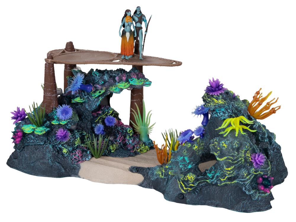 Avatar: The Way of Water World of Pandora Metkayina Reef with Tonowari and Ronal Playset Gallery Image 5