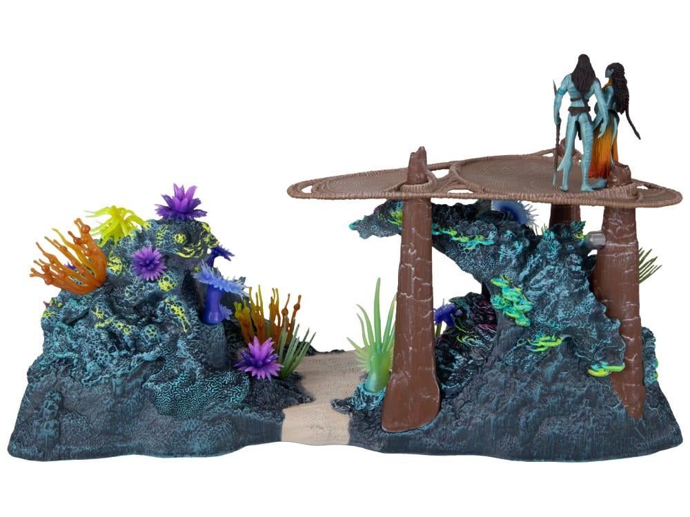 Avatar: The Way of Water World of Pandora Metkayina Reef with Tonowari and Ronal Playset Gallery Image 7