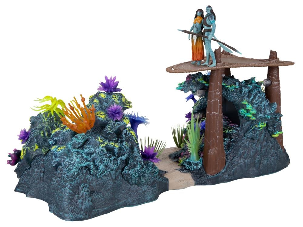 Avatar: The Way of Water World of Pandora Metkayina Reef with Tonowari and Ronal Playset Gallery Image 11