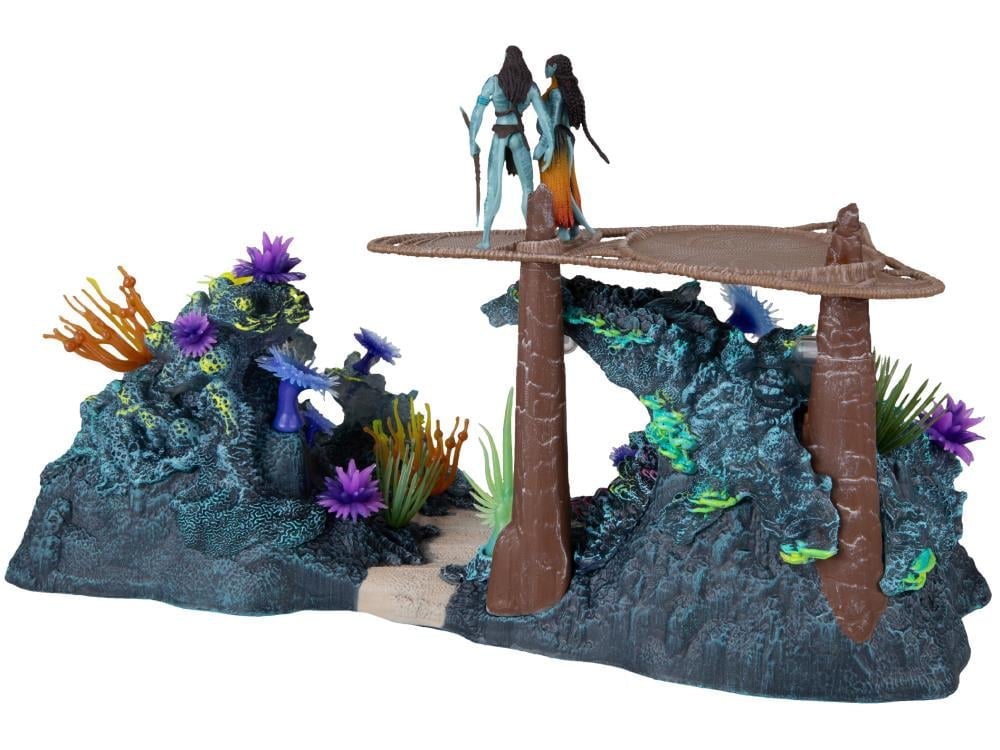 Avatar: The Way of Water World of Pandora Metkayina Reef with Tonowari and Ronal Playset Gallery Image 9