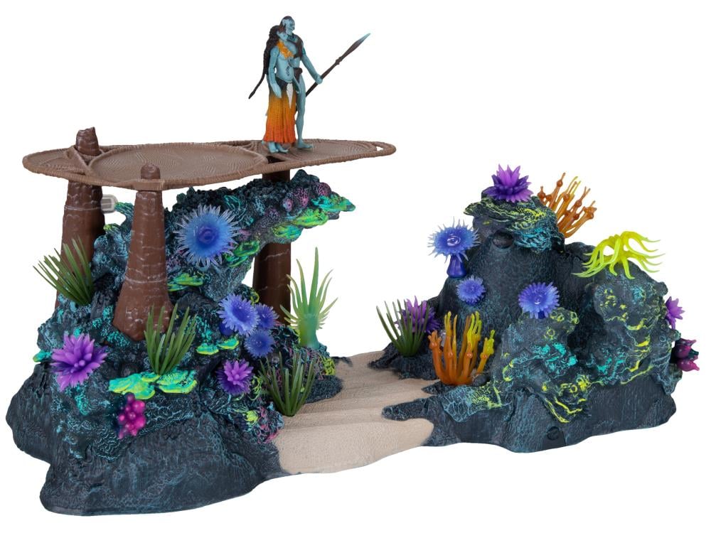 Avatar: The Way of Water World of Pandora Metkayina Reef with Tonowari and Ronal Playset Gallery Image 10