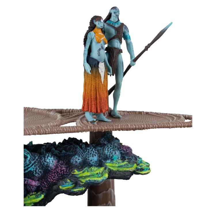 Avatar: The Way of Water World of Pandora Metkayina Reef with Tonowari and Ronal Playset Gallery Image 3