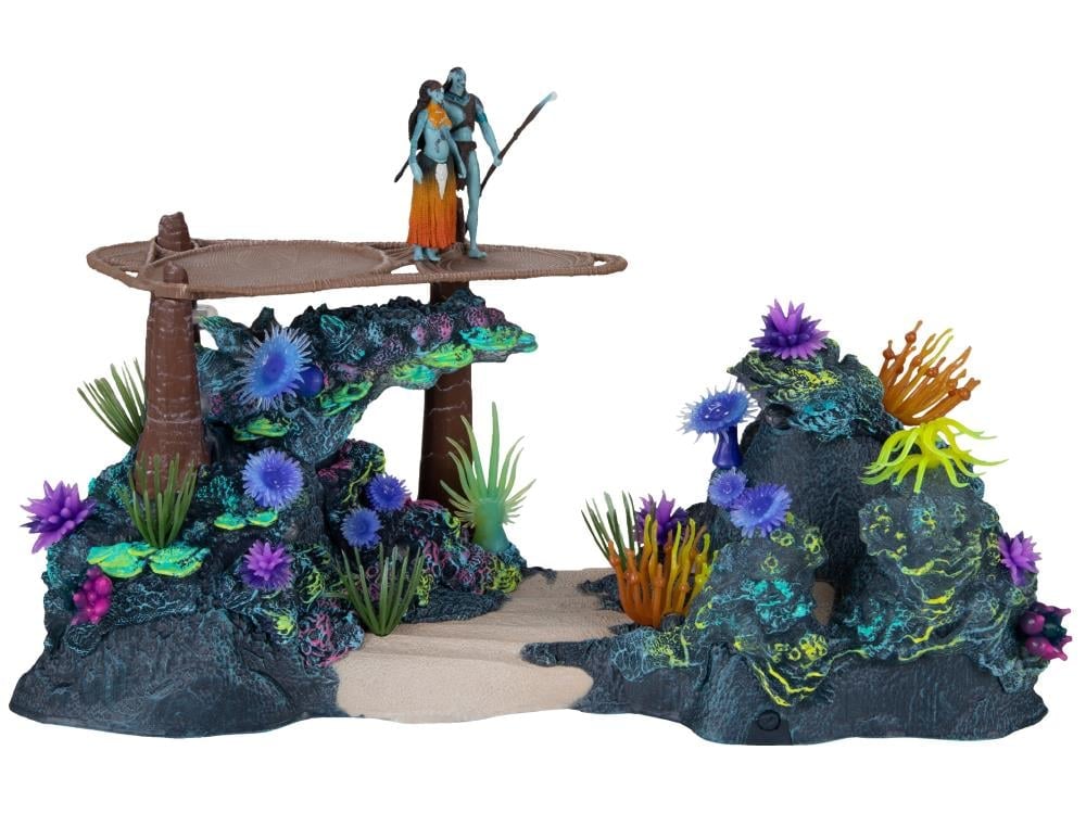 Avatar: The Way of Water World of Pandora Metkayina Reef with Tonowari and Ronal Playset Gallery Image 4