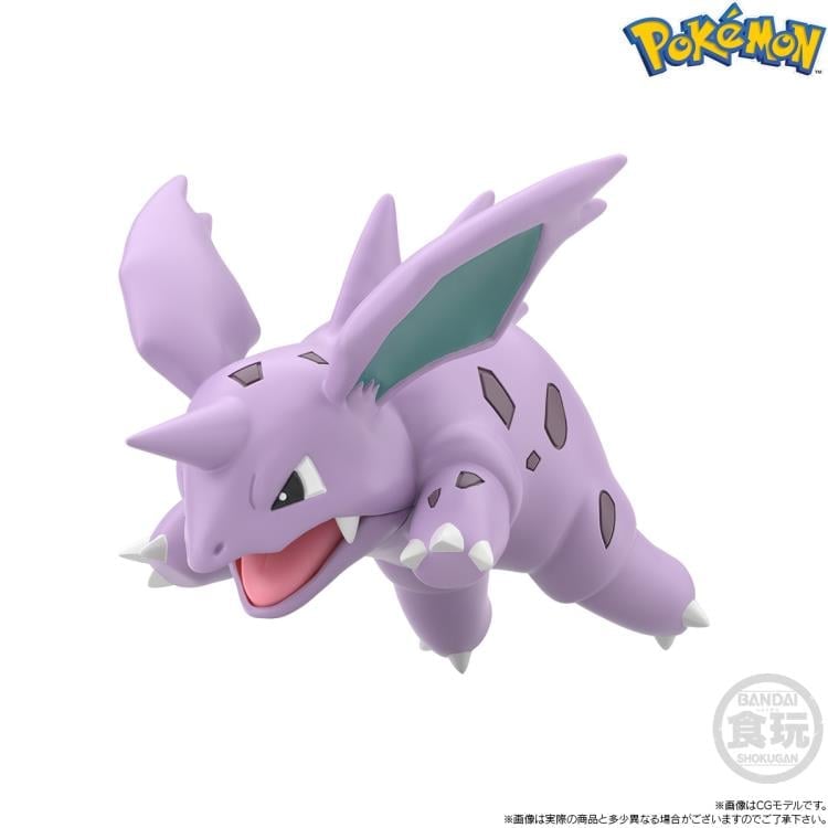 Pokemon Scale World Kanto Region Nidoran, Nidorino & Nidoking Set of 3 Figures Gallery Image 5