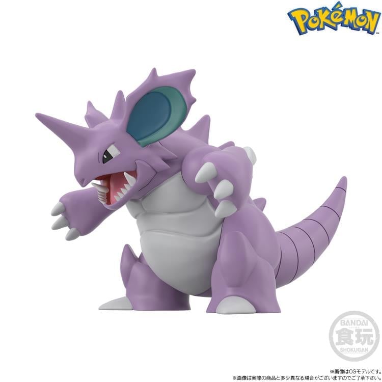 Pokemon Scale World Kanto Region Nidoran, Nidorino & Nidoking Set of 3 Figures Gallery Image 7