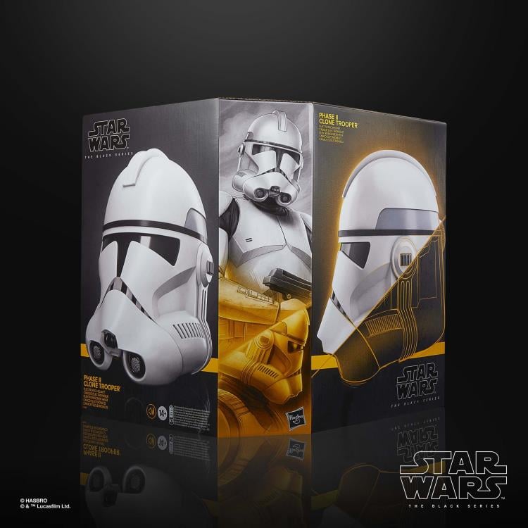 Star Wars: The Black Series Phase II Clone Trooper 1:1 Scale Wearable Electronic Helmet Gallery Image 7