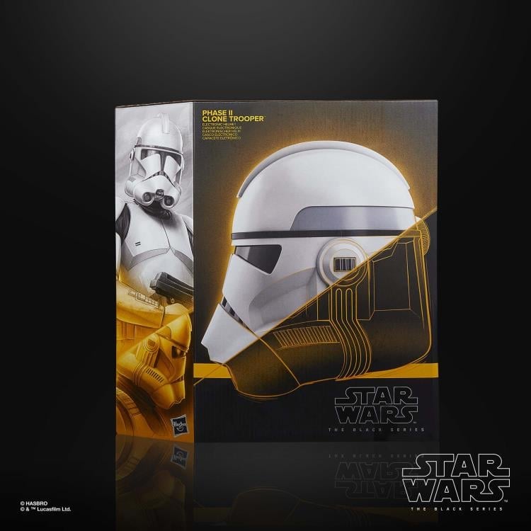 Star Wars: The Black Series Phase II Clone Trooper 1:1 Scale Wearable Electronic Helmet Gallery Image 8
