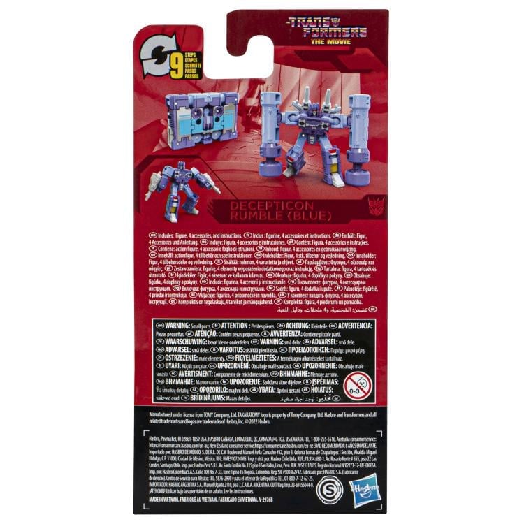 Transformers Studio Series 86 Core Decepticon Rumble (Blue) Gallery Image 8